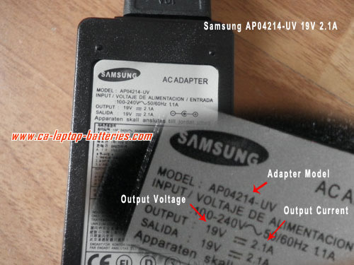 How to find ac adapter model