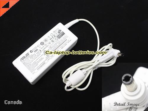 ASUS A9T adapter, 19V 3.42A A9T laptop computer ac adaptor, ASUS19V3.42A65W-5.5x2.5mm-W