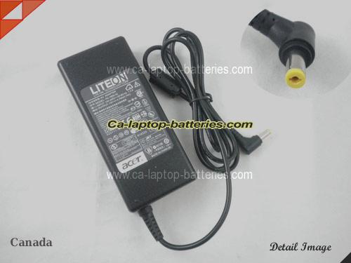  image of ACER AP.T3503.001 ac adapter, 19V 4.74A AP.T3503.001 Notebook Power ac adapter ACER19V4.74A90W-5.5x1.7mm-RIGHT-ANGEL