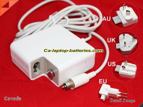  image of APPLE M8576 ac adapter, 24.5V 2.65A M8576 Notebook Power ac adapter APPLE24.5V2.65A65W-7.7x2.5mm-Wall-W