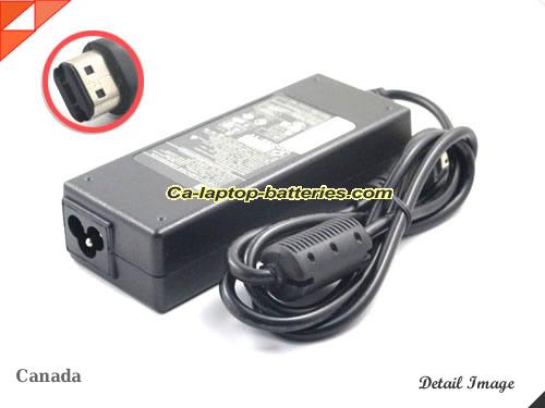  image of COMPAQ 394211-001 ac adapter, 18.5V 4.9A 394211-001 Notebook Power ac adapter HP18.5V4.9A90W-OVALMUL