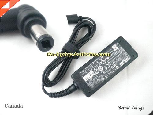  image of ASUS EXA081XA ac adapter, 19V 2.1A EXA081XA Notebook Power ac adapter ASUS19V2.1A40W-5.5x2.5mm-rightangel