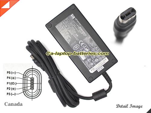  image of HP 3393948-004 ac adapter, 19V 9.5A 3393948-004 Notebook Power ac adapter HP19V9.5A180W-OVALMUL