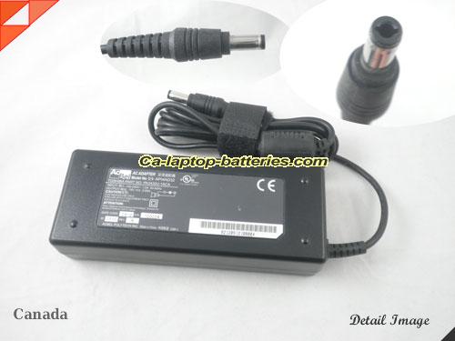  image of TOSHIBA SADP-65KB A ac adapter, 19V 3.95A SADP-65KB A Notebook Power ac adapter AcBel19V3.95A75W-5.5x2.5mm