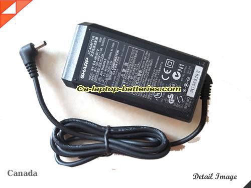  image of SHARP EA-MU01V ac adapter, 20V 2A EA-MU01V Notebook Power ac adapter SHARP20V2.0A40W-3.5X1.35mm