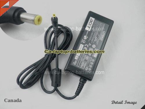  image of ACER PA1650-02 ac adapter, 19V 3.42A PA1650-02 Notebook Power ac adapter ACER19V3.42A65W-5.5x2.5mm-RIGHT-ANGEL