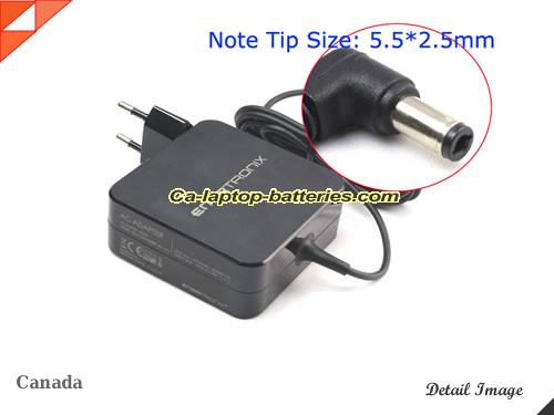  image of ASUS SADP-65NB BB ac adapter, 19V 3.42A SADP-65NB BB Notebook Power ac adapter ASUS19V3.42A-square-5.5x2.5mm-EU
