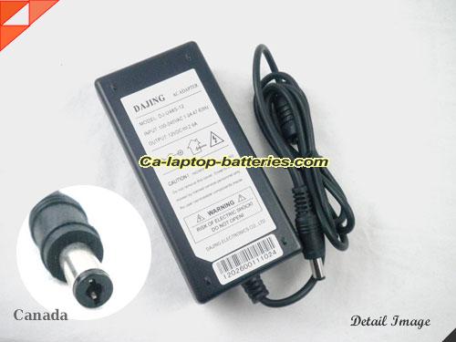  image of DAJING DJ-U48S-12 ac adapter, 12V 2.6A DJ-U48S-12 Notebook Power ac adapter DAJING12V2.6A31W-5.5x2.5mm
