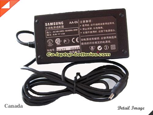  image of SAMSUNG AA-E8 ac adapter, 8.4V 1.5A AA-E8 Notebook Power ac adapter SAMSUNG8.4V1.5A13W-4.0x1.7mm
