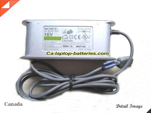  image of SONY PCGA-AC5N ac adapter, 16V 2.5A PCGA-AC5N Notebook Power ac adapter SONY16V2.5A40W-2PIN-GREY