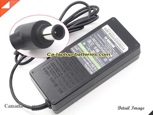  image of SONY VGN-AR18CP ac adapter, 19.5V 6.2A VGN-AR18CP Notebook Power ac adapter SONY19.5V6.2A121W-6.5x4.4mm