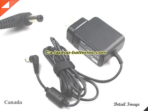  image of ASUS AD820M2 ac adapter, 12V 2A AD820M2 Notebook Power ac adapter ASUS12V2A24W-4.8x1.7mm-us-wall