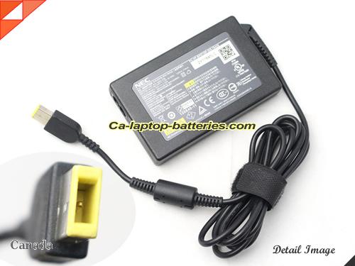  image of NEC PA-1650-37N ac adapter, 20V 3.25A PA-1650-37N Notebook Power ac adapter NEC20V3.25A-65W-rectangle-pin