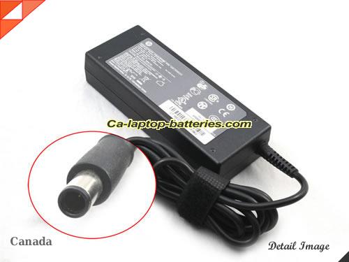  image of HP 634817-002 ac adapter, 19.5V 4.62A 634817-002 Notebook Power ac adapter HP19.5V4.62A90W-7.4x5.0mm-B