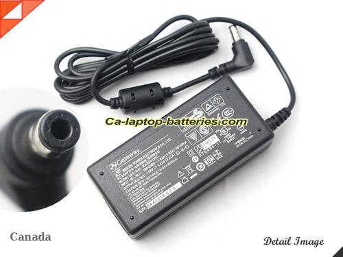  image of GATEWAY NA6501WD ac adapter, 19V 3.42A NA6501WD Notebook Power ac adapter GATEWAY19V3.42A90W-5.5X2.5mm