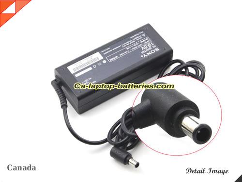  image of SONY VGP-19V10 ac adapter, 19.5V 3.3A VGP-19V10 Notebook Power ac adapter SONY19.5V3.3A65W-6.5X4.4mm-VAIO