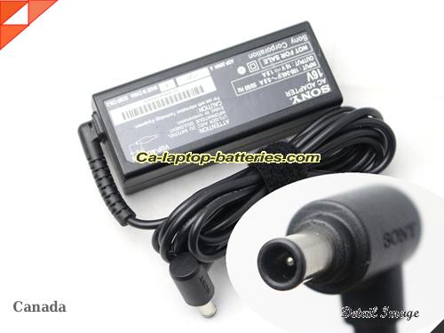  image of SONY VGP-AC16V15 ac adapter, 16V 1.9A VGP-AC16V15 Notebook Power ac adapter SONY16V1.9A30W-6.5X4.4mm