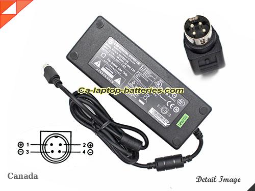  image of LI SHIN A30519031544 ac adapter, 24V 5.42A A30519031544 Notebook Power ac adapter LS24V5.42A130W-4PIN