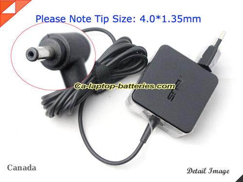  image of ASUS AD890326 ac adapter, 19V 1.75A AD890326 Notebook Power ac adapter ASUS19V1.75A33W-4.0X1.35mm-EU
