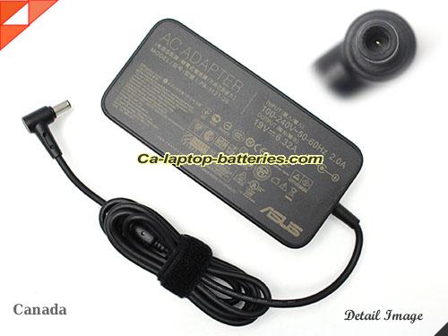  image of ASUS PA-1121-28 ac adapter, 19V 6.32A PA-1121-28 Notebook Power ac adapter ASUS19V6.32A120W-6.0x3.7mm-SPA