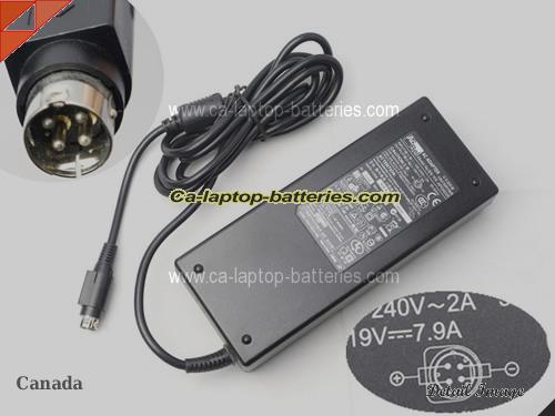  image of ACBEL API3AD25 ac adapter, 19V 7.9A API3AD25 Notebook Power ac adapter ACBEL19V7.9A150W-4PIN