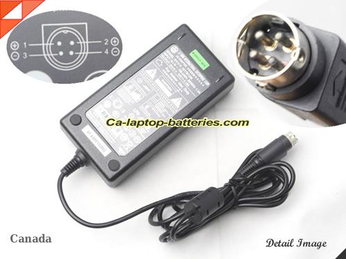  image of LI SHIN 0217B1250 ac adapter, 12V 4.16A 0217B1250 Notebook Power ac adapter LS12V4.16A50W-4PIN