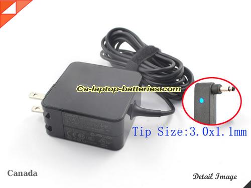  image of ASUS ADP-45AW ac adapter, 19V 2.37A ADP-45AW Notebook Power ac adapter ASUS19V2.37A45W-3.0x1.1mm-US