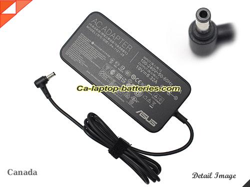 ASUS G75VW adapter, 19V 6.32A G75VW laptop computer ac adaptor, ASUS19V6.32A120W-5.5X2.5mm-Slim-PA
