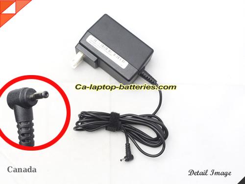  image of CHICONY WO24RO1OL ac adapter, 12V 2A WO24RO1OL Notebook Power ac adapter CHICONY12V2A24W-2.5x1.0mm-US