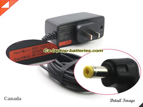  image of SONY AC-P9014A ac adapter, 9V 1.4A AC-P9014A Notebook Power ac adapter SONY9V1.4A13W-4.8x1.7mm-B-US