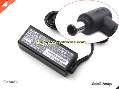  image of SONY VGP-AC19V67 ac adapter, 19.5V 2.3A VGP-AC19V67 Notebook Power ac adapter SONY19.5V2.3A45W-6.5x4.4mm