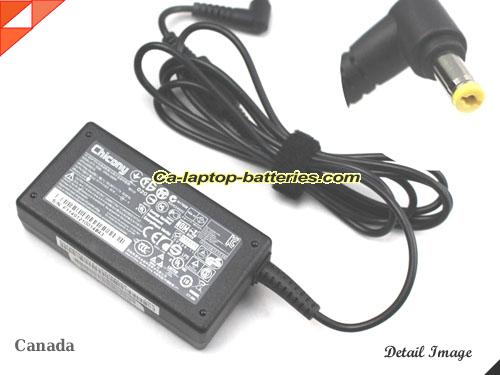 GATEWAY MS2285 adapter, 19V 3.42A MS2285 laptop computer ac adaptor, CHICONY19V3.42A65W-5.5x1.7mm