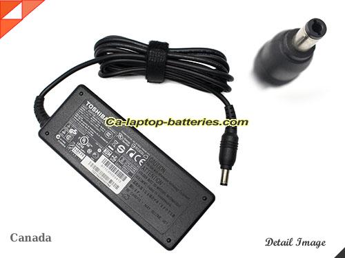  image of TOSHIBA PA-1650-21 ac adapter, 19V 3.95A PA-1650-21 Notebook Power ac adapter TOSHIBA19V3.95A75W-5.5x2.5mm