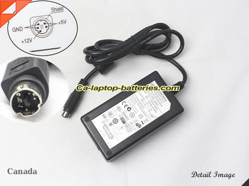  image of APD RS-E02AB ac adapter, 12V 1.5A RS-E02AB Notebook Power ac adapter APD12V1.5A18W-5PIN
