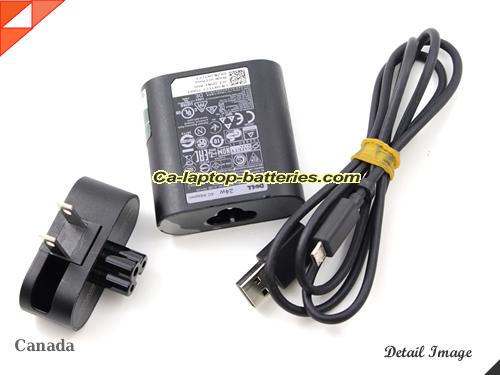  image of DELL 077GR6 ac adapter, 19.5V 1.2A 077GR6 Notebook Power ac adapter DELL19.5V1.2A23W-US-Cord
