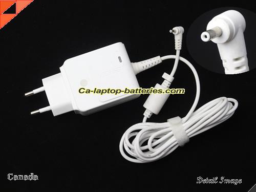  image of ASUS 90-XB02OAPW00010Q ac adapter, 19V 1.58A 90-XB02OAPW00010Q Notebook Power ac adapter ASUS19V1.58A30W-2.31x0.7mm-EU-wall-W