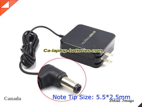  image of ASUS ADP-65AW A ac adapter, 19V 3.42A ADP-65AW A Notebook Power ac adapter ASUS19V3.42A-square-5.5x2.5mm-US