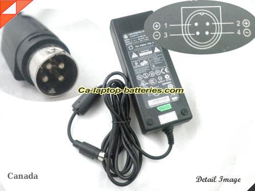  image of LI SHIN 0452B1280 ac adapter, 12V 6.67A 0452B1280 Notebook Power ac adapter LS12V6.67A80W-4PIN-SZXF