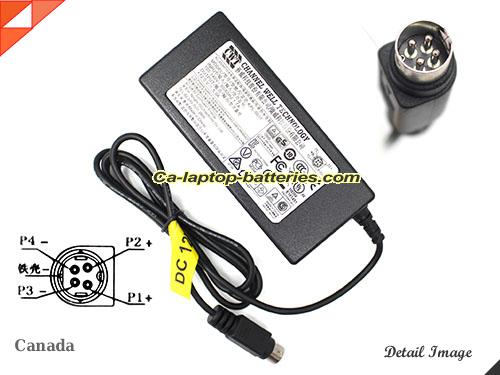  image of HJC HASU12FB ac adapter, 12V 5A HASU12FB Notebook Power ac adapter CWT12V5A60W-4Pin-type2