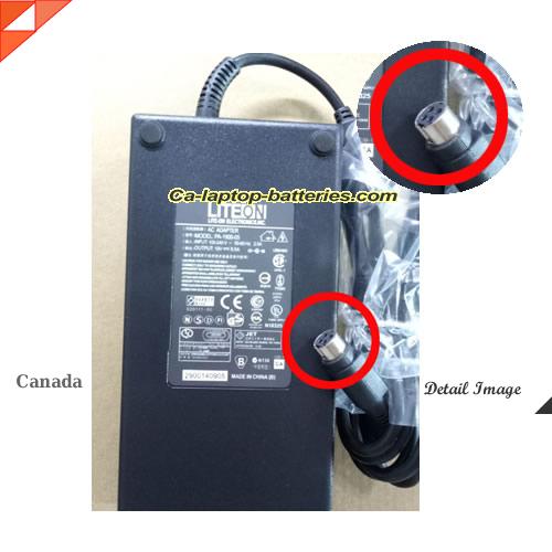  image of TOSHIBA PA5084C-1AC3 ac adapter, 19V 9.5A PA5084C-1AC3 Notebook Power ac adapter LITEON19V9.5A180W-4holes