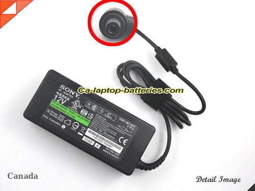  image of SONY VGP-AC12V7 ac adapter, 12V 6.5A VGP-AC12V7 Notebook Power ac adapter SONY12V6.5A78W-5.5x2.5mm