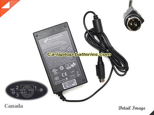 image of FSP FSP060-RAA ac adapter, 24V 2.5A FSP060-RAA Notebook Power ac adapter FSP24V2.5A60W-3Pin