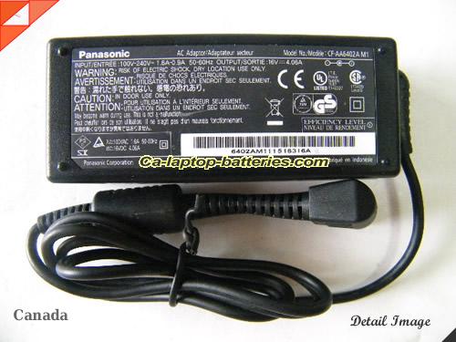  image of PANASONIC CF-AA6412C M1 ac adapter, 16V 4.06A CF-AA6412C M1 Notebook Power ac adapter PANASONIC16V4.06A65W-5.5x2.5mm-B