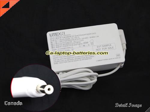  image of ACER ADP-45ZD B ac adapter, 19V 2.37A ADP-45ZD B Notebook Power ac adapter LITEON19V2.37A45W-3.0x1.0mm-W