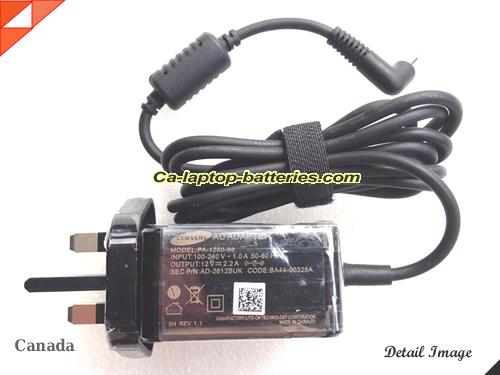  image of SAMSUNG PA-1250-96 ac adapter, 12V 2.2A PA-1250-96 Notebook Power ac adapter SAMSUNG12V2.2A26W-2.5x0.7mm-UK