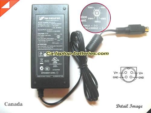  image of FSP FSP030-DGAA1 ac adapter, 12V 2.5A FSP030-DGAA1 Notebook Power ac adapter FSP12V2.5A30W-4PIN