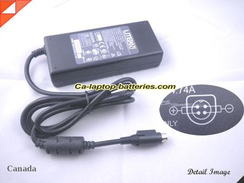  image of ACBEL AP13D05 ac adapter, 19V 4.74A AP13D05 Notebook Power ac adapter LITEON19V4.74A90W-4PIN-LR