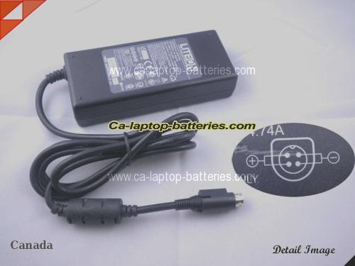  image of ACBEL AP13D05 ac adapter, 19V 4.74A AP13D05 Notebook Power ac adapter LITEON19V4.74A90W-4PIN-LR