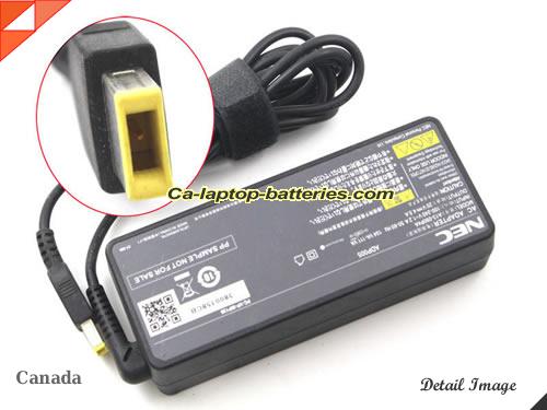  image of NEC A13-090P4A ac adapter, 20V 4.5A A13-090P4A Notebook Power ac adapter NEC20V4.5A90W-rectangle-pin