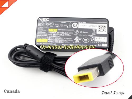  image of NEC PV-VP-BP98 ac adapter, 20V 2.25A PV-VP-BP98 Notebook Power ac adapter NEC20V2.25A45W-rectangle